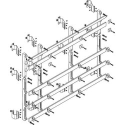 ABN Sammelschienenmodul tief 185mm mit CU 50x10mm 5polig...