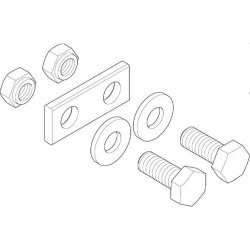 ABN Sammelschienenschrank-Verbindersatz 1polig 320A...