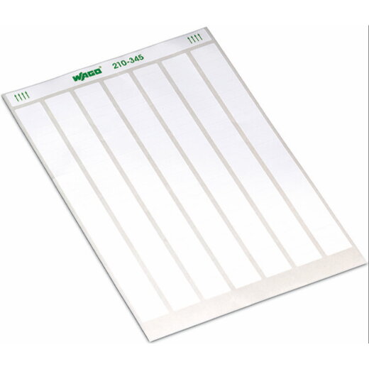 WAGO Etiketten für Laserdrucker permanent klebend weiß 210-345