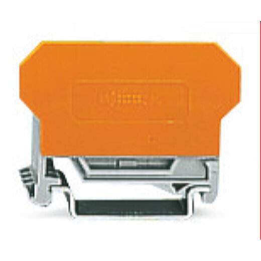 WAGO Basisklemmenblock 4-polig mit 2-Leiter-Klemmen grau 280-618