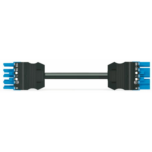 WAGO konfektionierte Verbindungsleitung Eca Buchse Stecker blau 771-9985/006-501