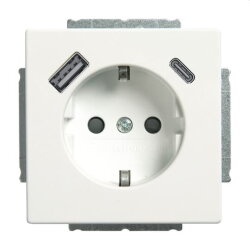 Busch-Jaeger SCHUKO-Steckdose 20 EUCB2USBAC-884 A+C