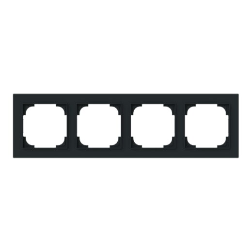 Busch-Jaeger Rahmen 1724-45M 4-fach