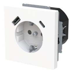 Busch-Jaeger SCHUKO-Steckdose 20 EUCB2USBAC-44G USB-A+C Safety+