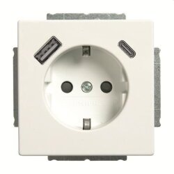 Busch-Jaeger SCHUKO-Steckdose 20 EUCB2USBAC-44M USB-A+C...