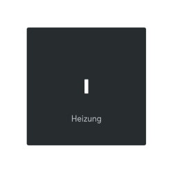 Busch-Jaeger Wippe 1789 H-45M m.roter Kalotte