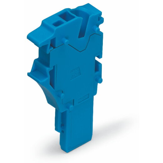 WAGO 1-Leiter-Federleisten-Anfangsmodul Push-in CAGE CLAMP® 4 mm? blau 2022-164