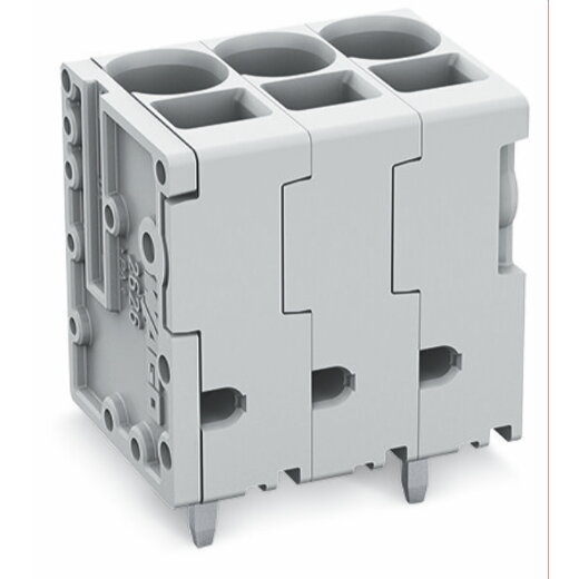 WAGO Leiterplattenklemme 6 mm? Rastermaß 7,5 mm grau 2626-3102/020-000