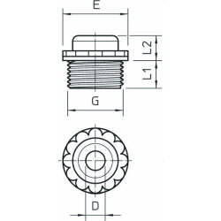 OBO Einschraubnippel 90 M16