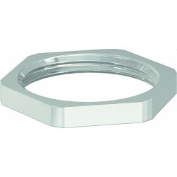 OBO Messing-Gegenmutter 169M M25x1,5 vernickelt M25