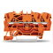 WAGO 3 Leiter Durchgangsklemme 2002-1302 TOPJOB S 2,5qmm orange