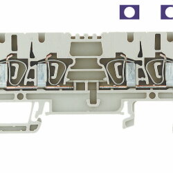Weidmüller Durchgangsklemme ZDU 2.5/2X2AN 1608600000