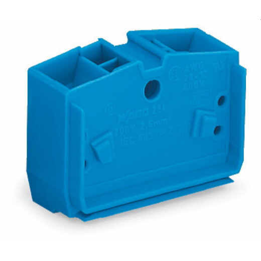 WAGO 4 Leiter Mittelklemme 264-354 0,08-2,5qm blau