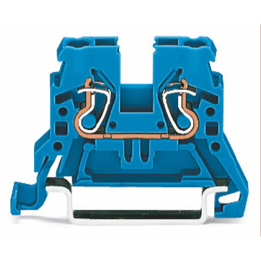 WAGO Durchgangsklemme 870-904 2L-D TS35 blau