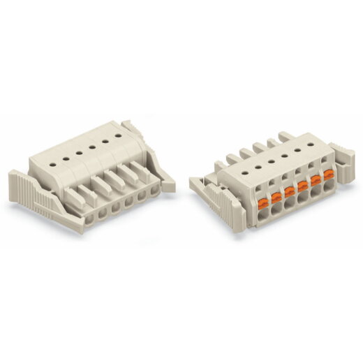 WAGO Federleiste mit Verriegelungsklinken 2polig 2721-102/037-000