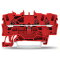 WAGO 3 Leiter Durchgangklemme 2001-1303 TOPJOB S rot 1,5qmm