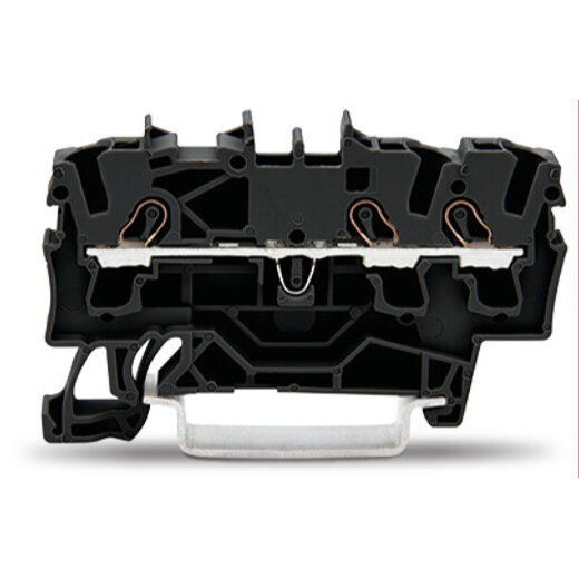 WAGO 3 Leiter Durchgangklemme 2002-1305 TOPJOB S schwarz 2,5qmm