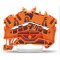 WAGO 3 Leiter Durchgangsklemme 2002-6302 TOBJOB 2,5 (4)mm orange