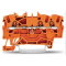 WAGO 3 Leiter Durchgangsklemme 2001-1302 TOPJOB S orange 1,5qmm