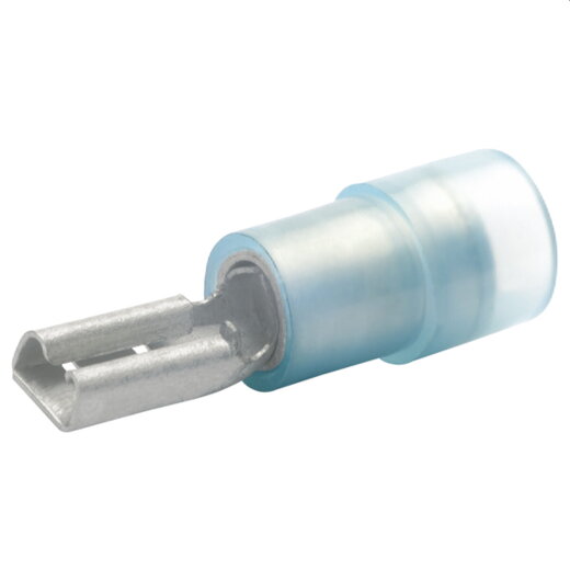 Klauke Flachsteckhülse n. DIN 2,8x0,8mm 1,5-2,5qmm blau VZ 8301A