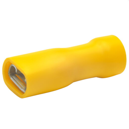 Klauke Flachsteckhülse 6,3x0,8mm 4-6qmm vollisoliert verzinnt 750V