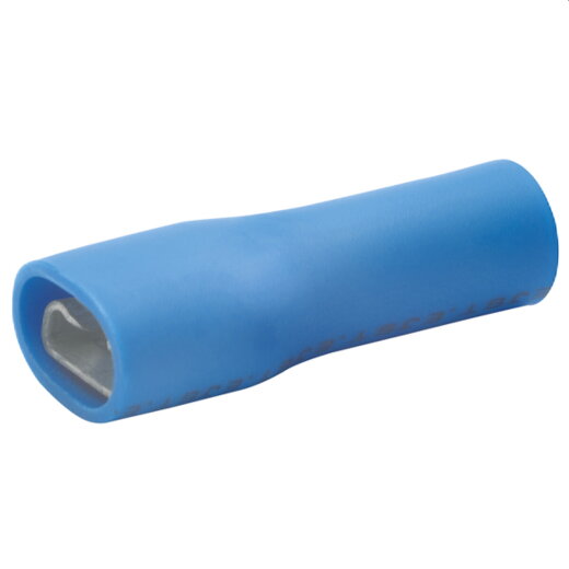 Klauke Flachsteckhülse 4,8x0,5mm 1,5-2,5qmm vollisoliert VZ 8302V