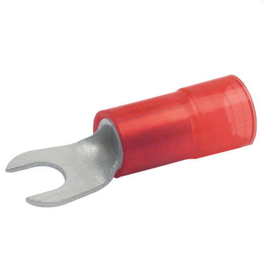 Klauke Quetschkabelschuh Gabelform M5 10qmm isoliert 652C5