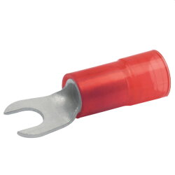 Klauke Quetschkabelschuh Gabelform M5 10qmm isoliert 652C5