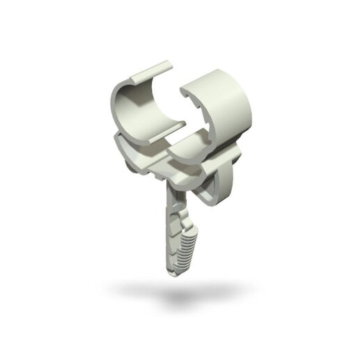 OBO Klick-Snap-Schelle 1976 16-21,5mm lichtgrau