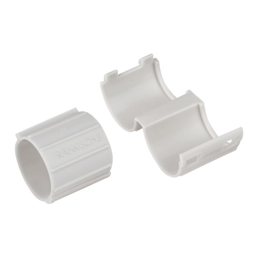 Fraenkische Rohrwerke Endtülle E-Ku-ET 25 teilbar hellgrau 25997025