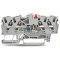 WAGO Bauelementklemme 4 Leiter LED rot grau 2001-1421/1000-434