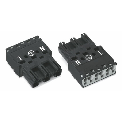 WAGO Stecker 3-polig Kod. A schwarz 770-213