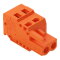 WAGO 1-Leiter-Federleiste CAGE CLAMP® 2,5 mm? orange 231-303/026-000