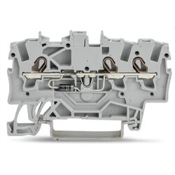 WAGO Bauelementklemme 3 Leiter mit Diode 1N4007 grau...