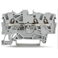 WAGO Bauelementklemme 3 Leiter mit Diode 1N4007 grau...