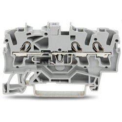 WAGO Bauelementklemme 3 Leiter mit Diode 1N4007 grau...