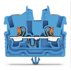 WAGO 2-Leiter-Mini-Durchgangsklemme mit Drücker 1...