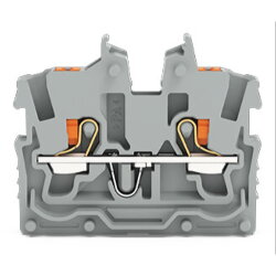 WAGO 2-Leiter-Mini-Durchgangsklemme mit Drücker 1...