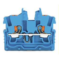 WAGO 2-Leiter-Mini-Durchgangsklemme mit Drücker 1...