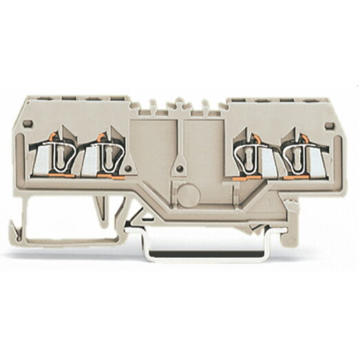 WAGO Doppeldurchgangsklemme 1,5 mm? für Anwendungen Ex e II geeignet lichtgrau 279-995