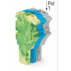 WAGO 1-Leiter-Federleiste Push-in CAGE CLAMP® 4 mm?...