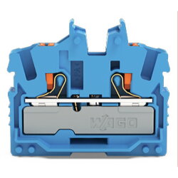 WAGO 2-Leiter-Mini-Durchgangsklemme mit Drücker 2,5...
