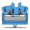 WAGO 2-Leiter-Mini-Durchgangsklemme mit Drücker 2,5 mm? blau 2252-314