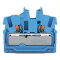 WAGO 2-Leiter-Mini-Durchgangsklemme mit Drücker 2,5 mm? blau 2252-324