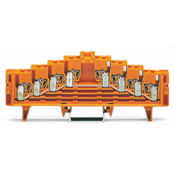 WAGO 4 Etagen Potentialklemme ohne Rasthaken ohne...