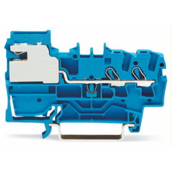 WAGO 2 Leiter N Trennklemme 2002-7214 TOPJOB S 2,5qmm blau