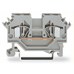 WAGO 2 Leiter Durchgangsklemme 281-604 4qmm blau