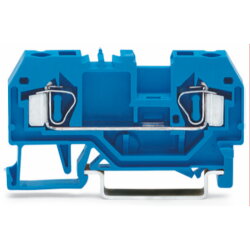 WAGO 2 Leiter Durchgangsklemme 281-904 blau 4qmm