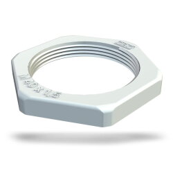 OBO Gegenmutter 116 M M32 PA silbergrau