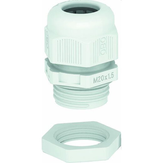 OBO Kabelverschraubung V-TEC VM16+ LGR mit Gegenmutter